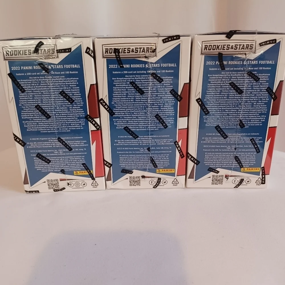 2022 Rookies & Stars Blaster Box Lot Of (3) Kenny Pickett, Drake London